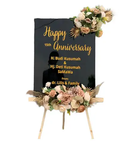 Papan Bunga Akrilik Wangandowo