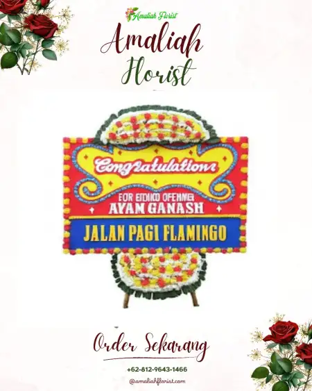 Sewa Papan Bunga Wangandowo